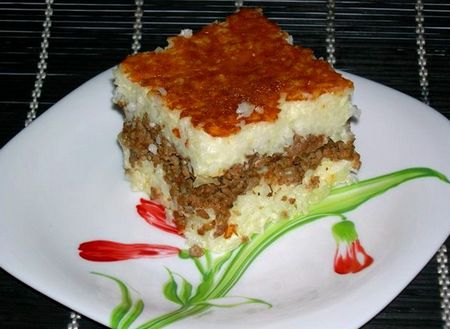 Сытные запеканки с рисом и мясом - изображение