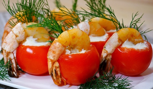Фаршированные помидоры - идеальная закуска! - изображение