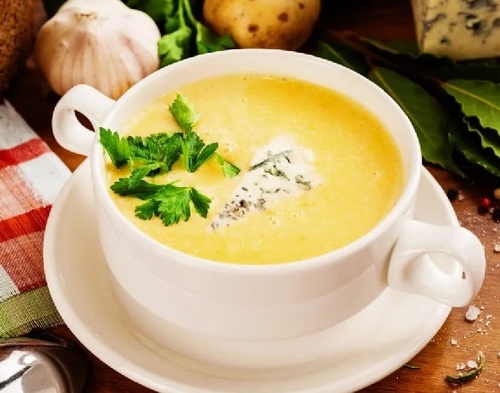 Супы с плавленым сырком - изображение